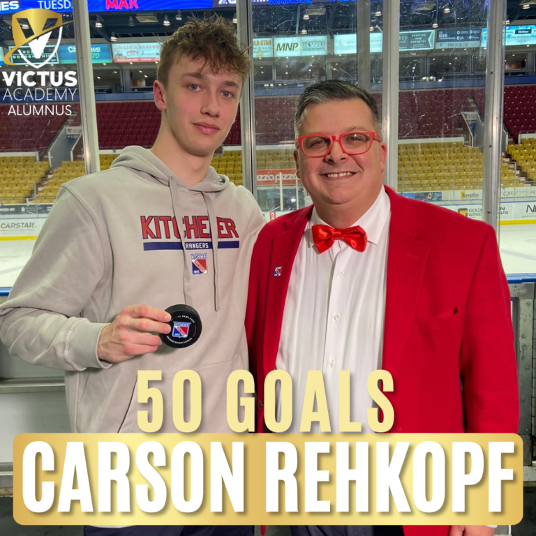 Victus Alumni Carson Rehkopf and Matthew Sop hit Milestones for Goals